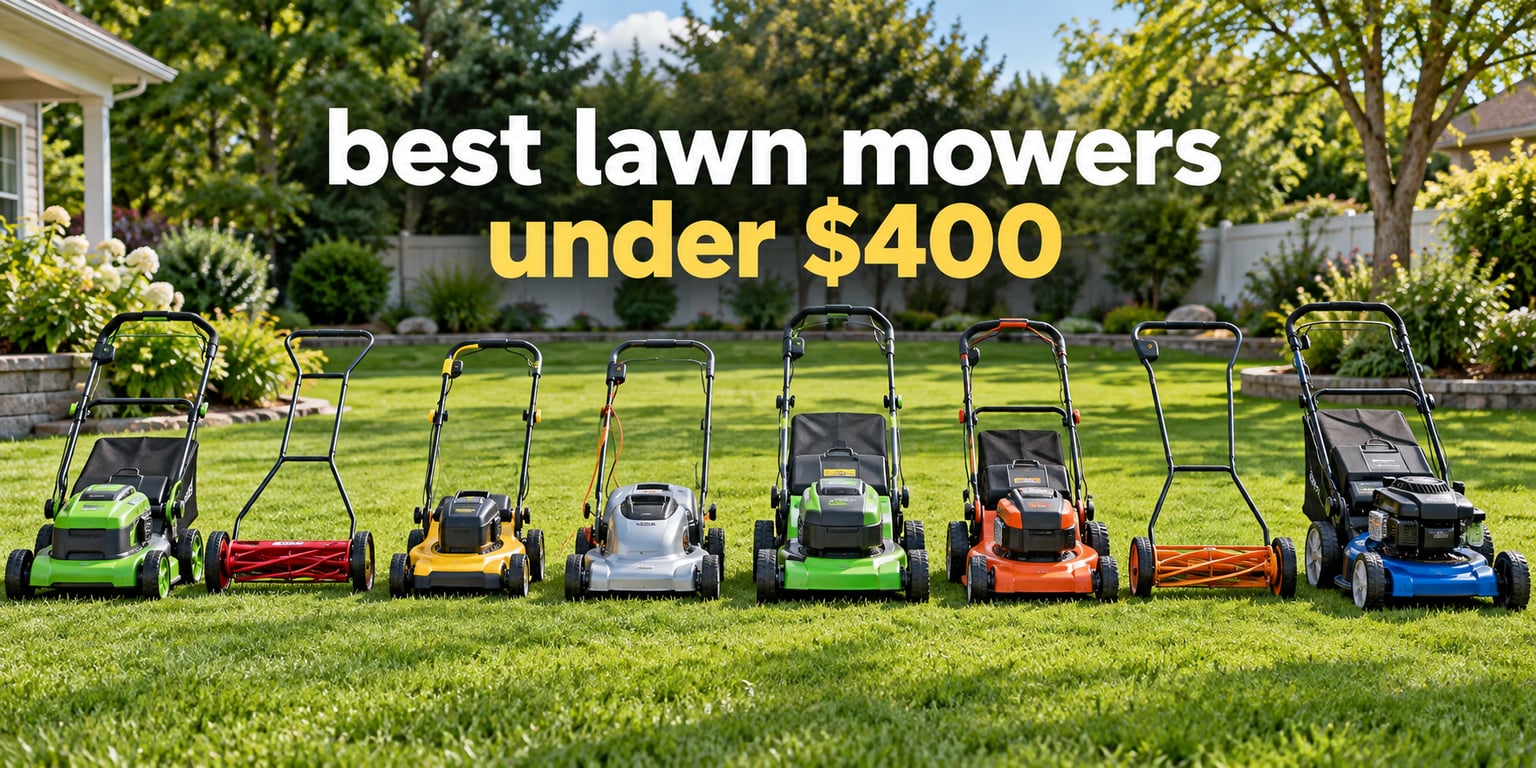 best lawn mowers under $400