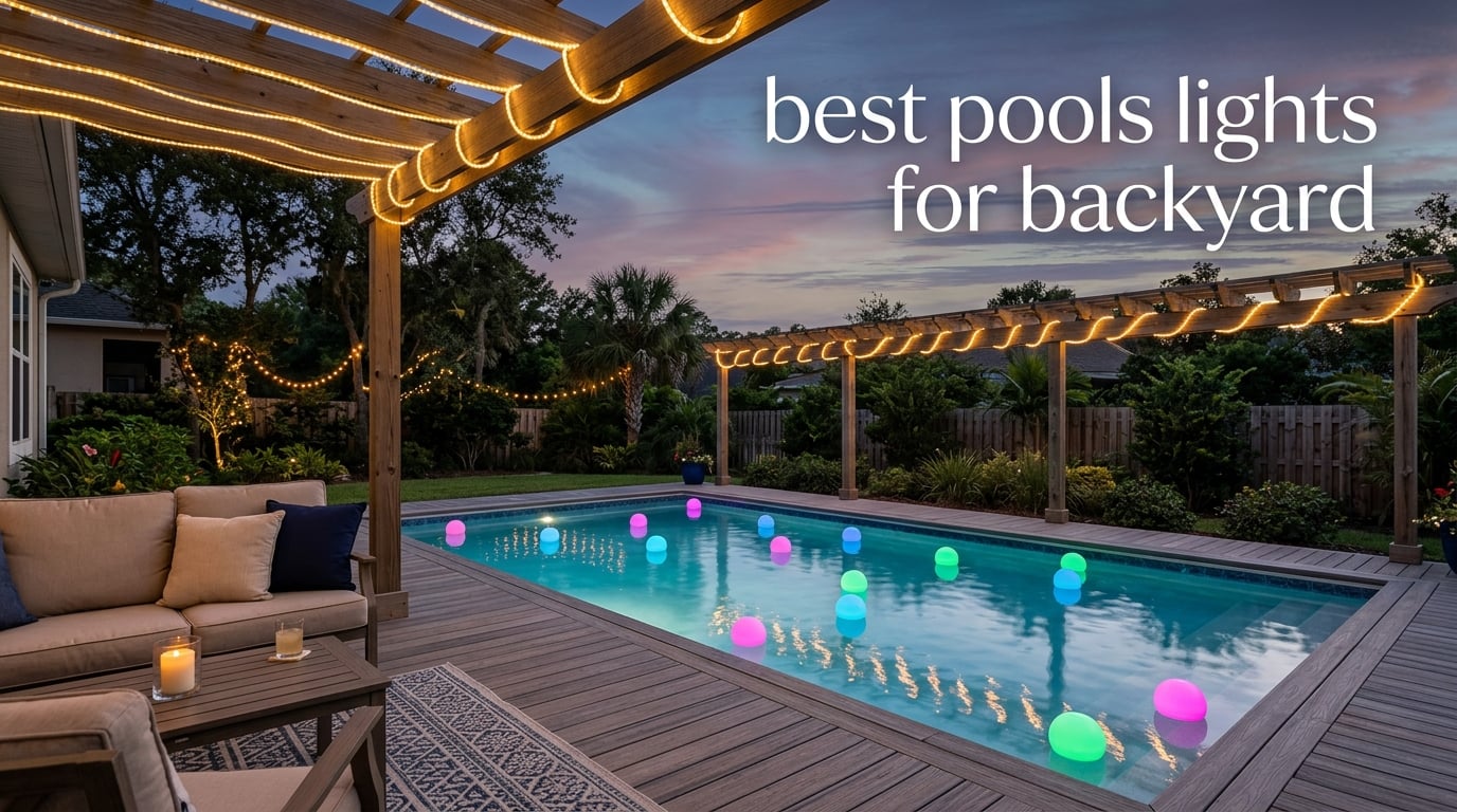 best pools lights for backyard