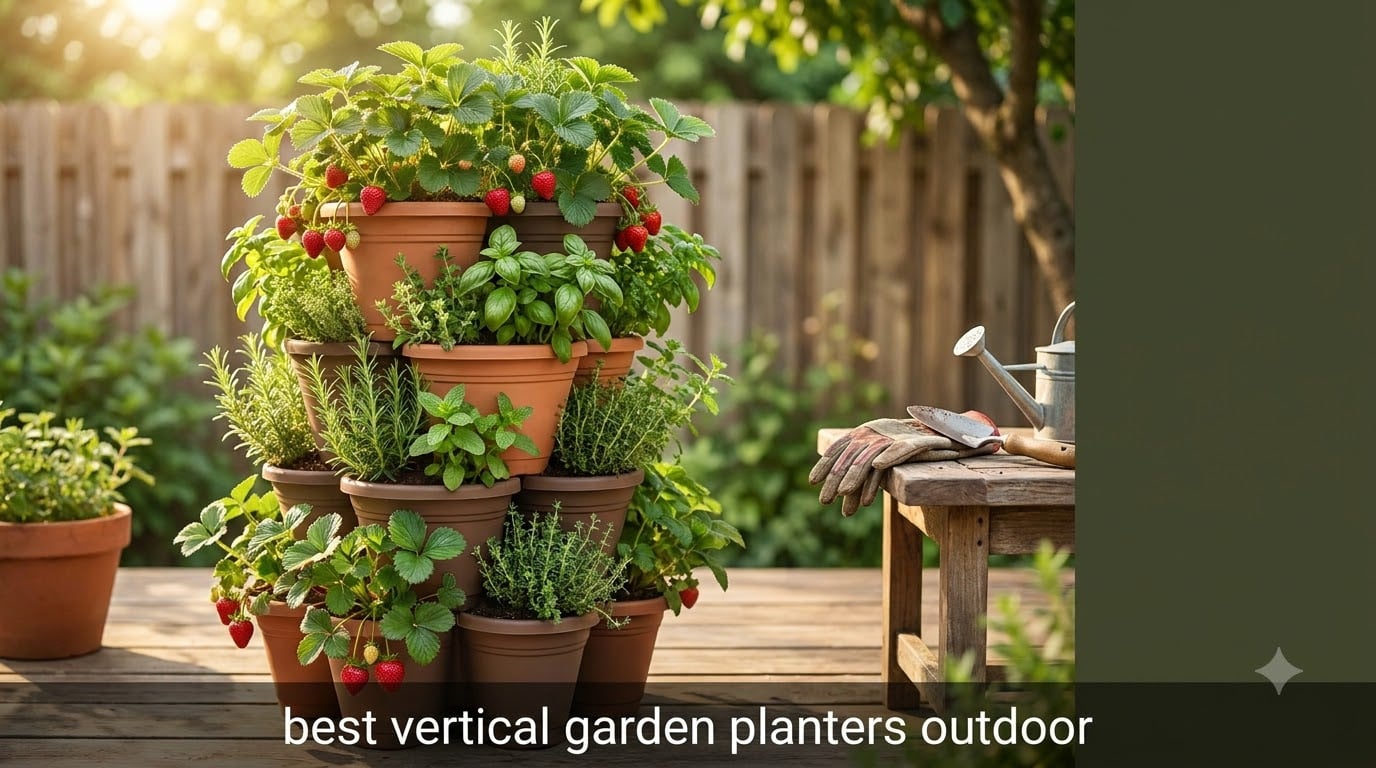 best vertical garden planters outdoor