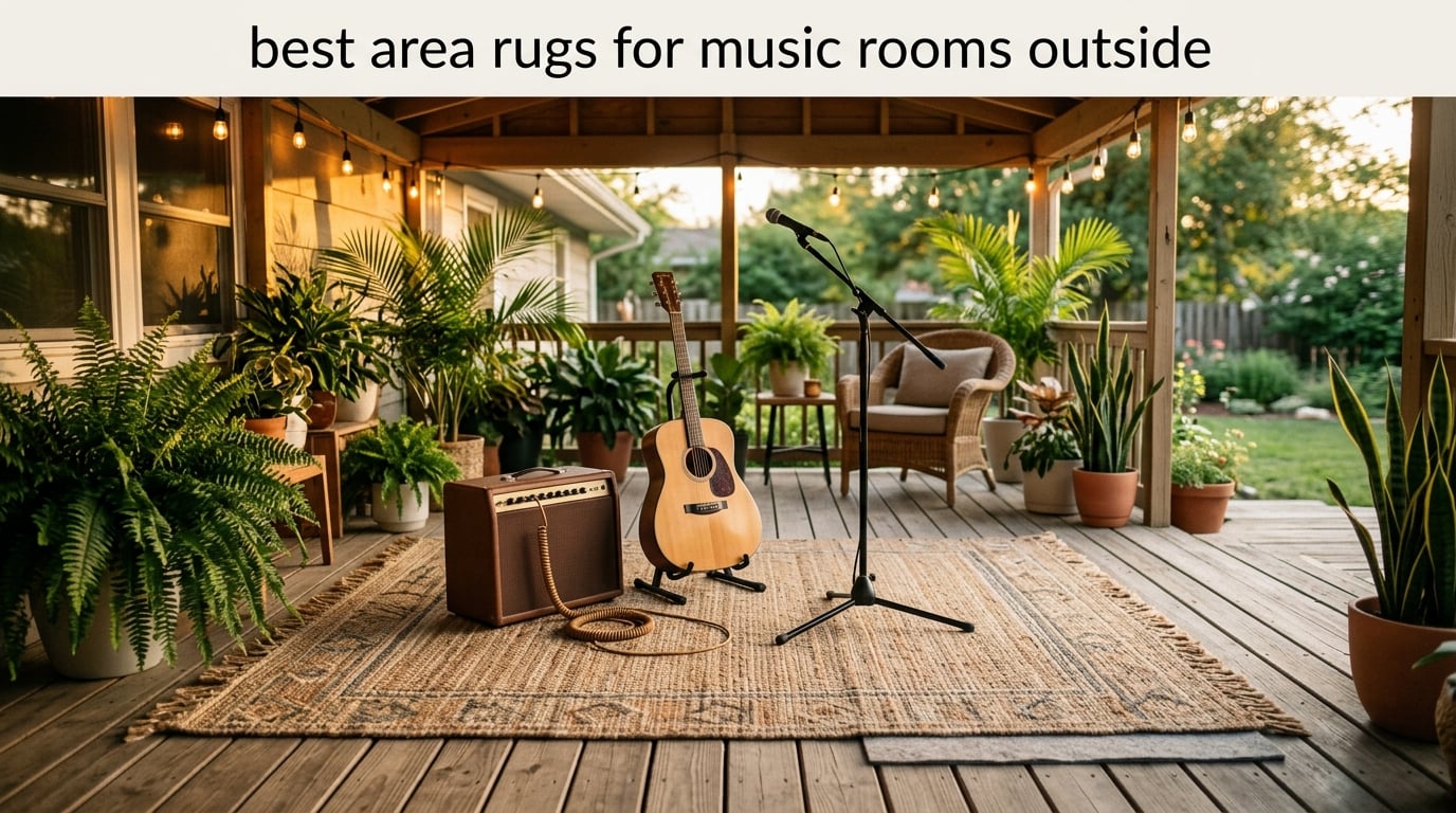 best area rugs for music rooms outside