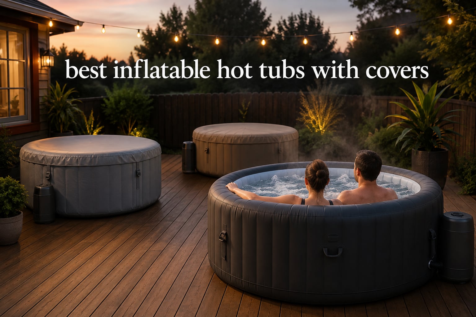 best inflatable hot tubs with covers