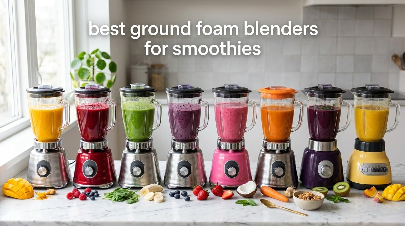 best ground foam blenders for smoothies
