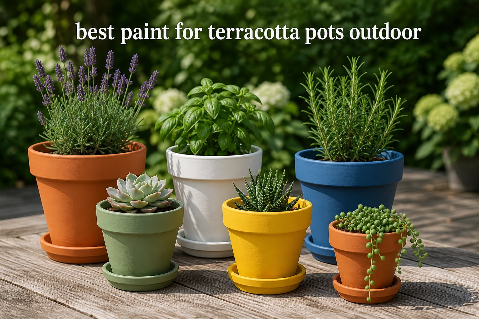 best paint for terracotta pots outdoor