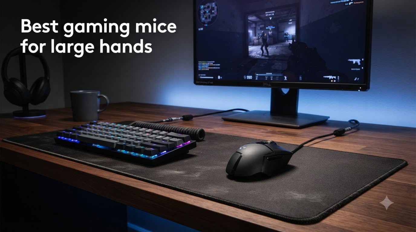 Best gaming mice for large hands