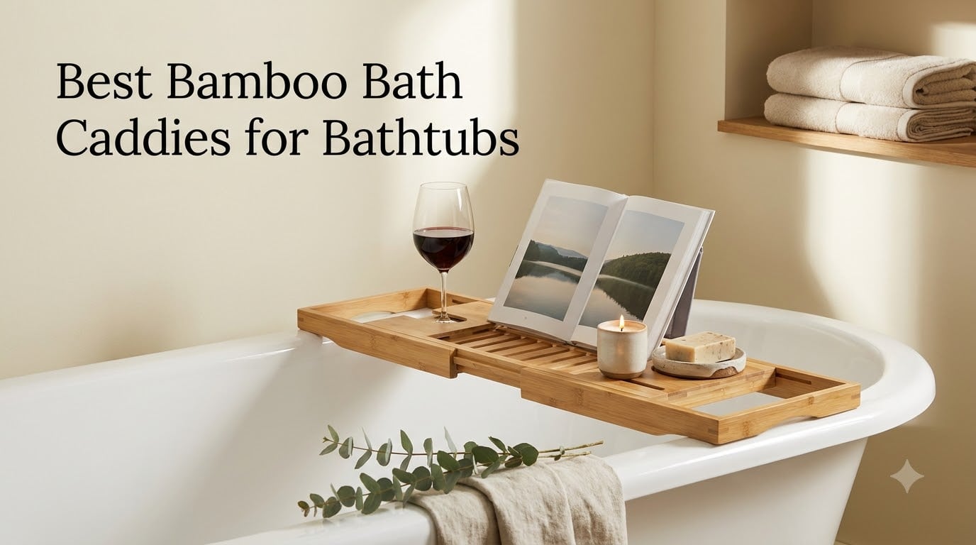 Best Bamboo Bath Caddies for Bathtubs