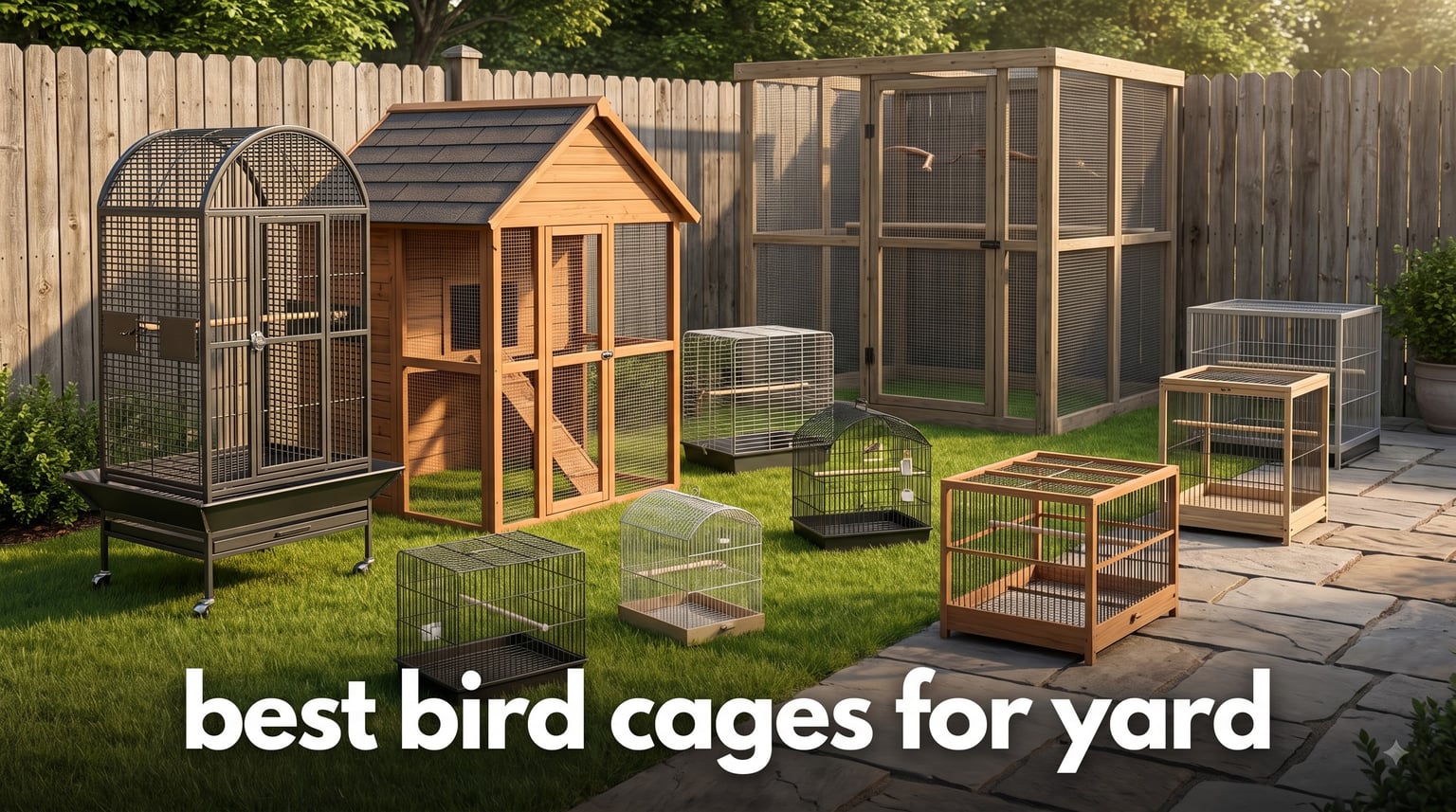 best bird cages for yard