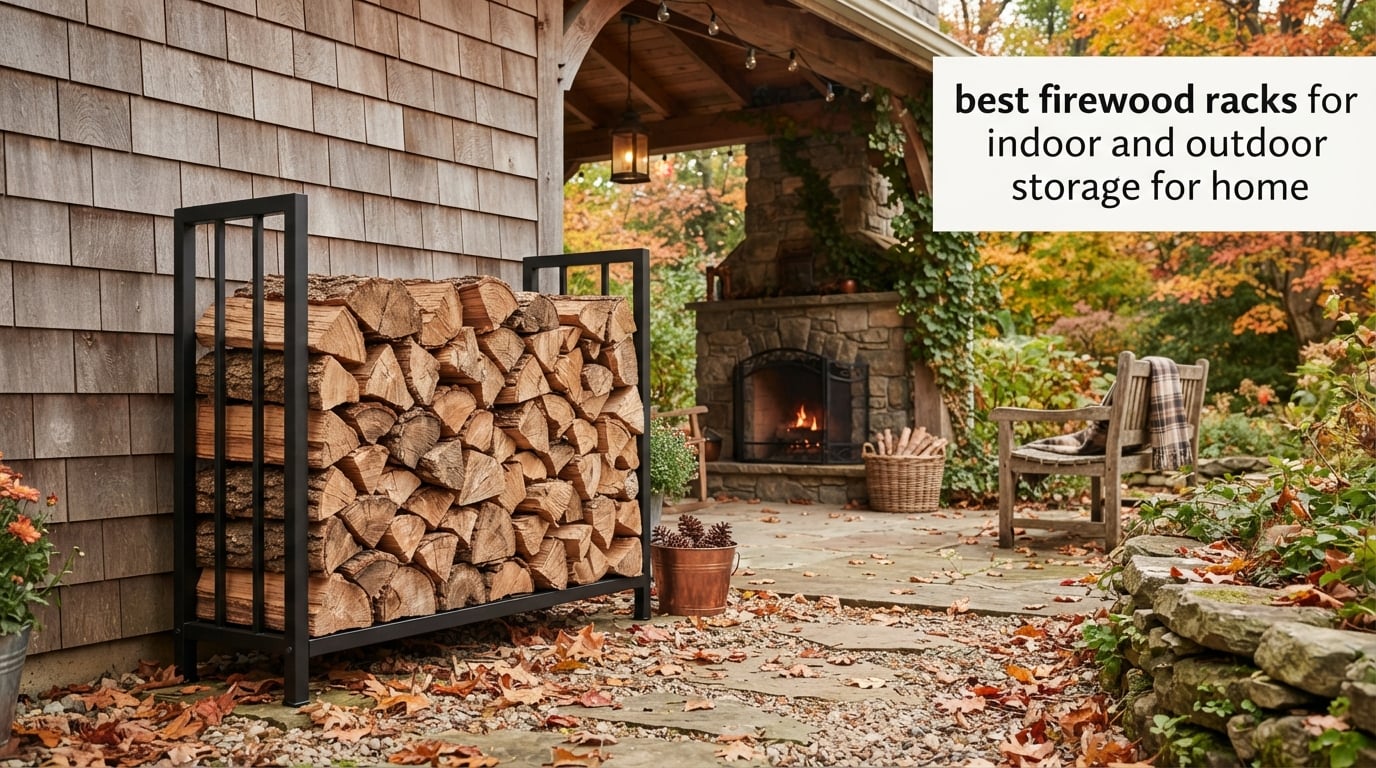 best firewood racks for indoor and outdoor storage for home