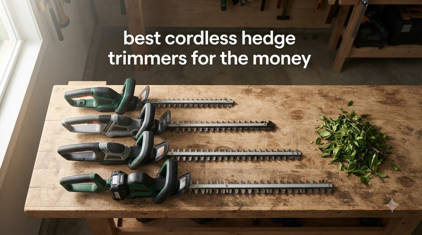best cordless hedge trimmers for the money