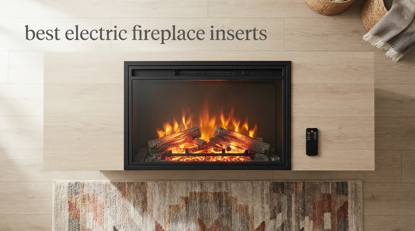 best electric fireplace inserts