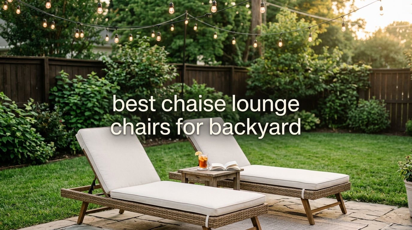 best chaise lounge chairs for backyard