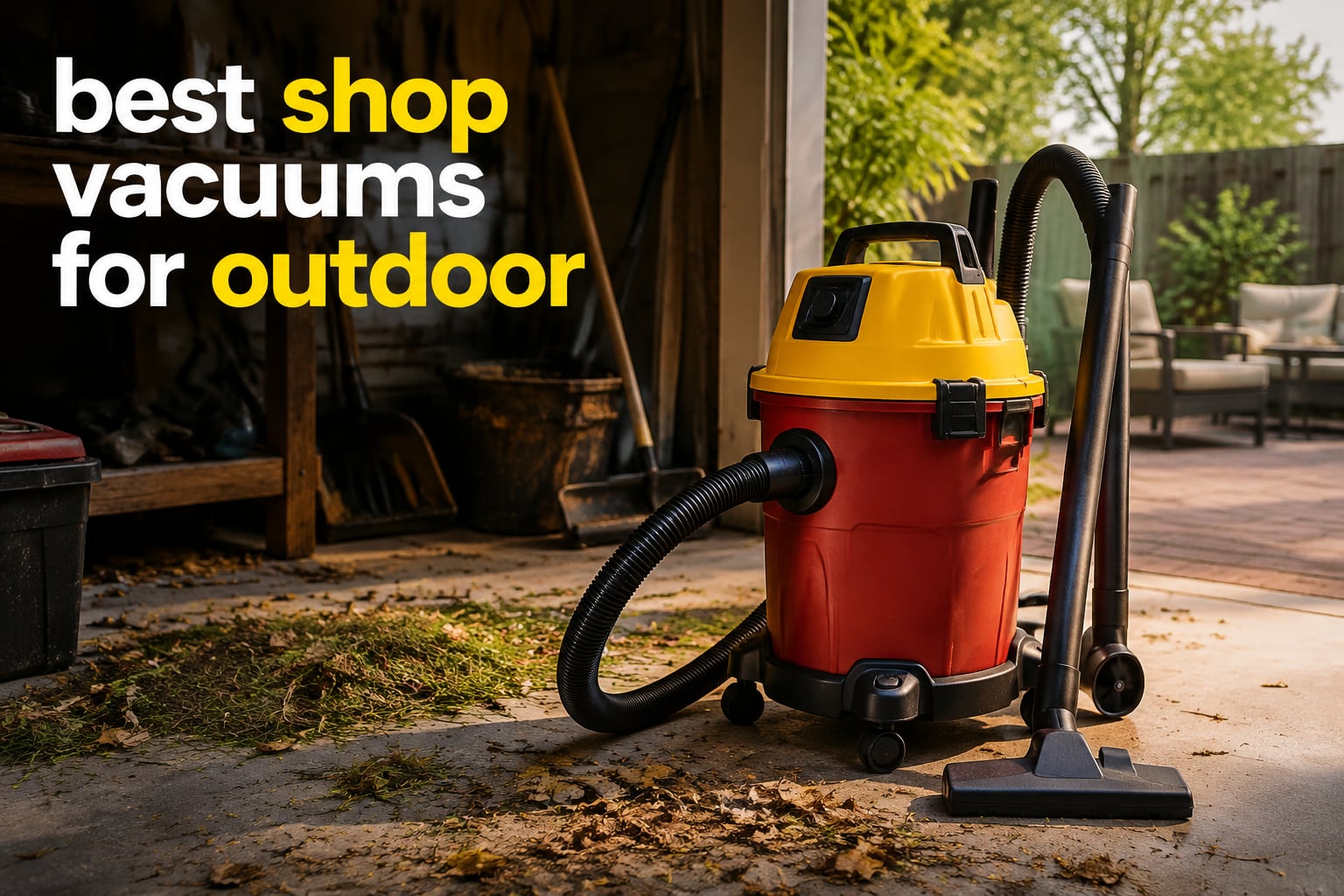 best shop vacuums for outdoor