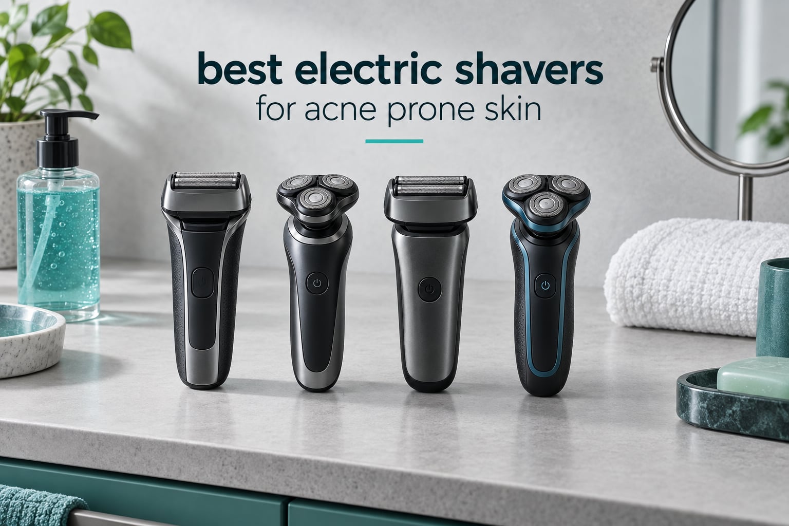 best electric shavers for acne prone skin