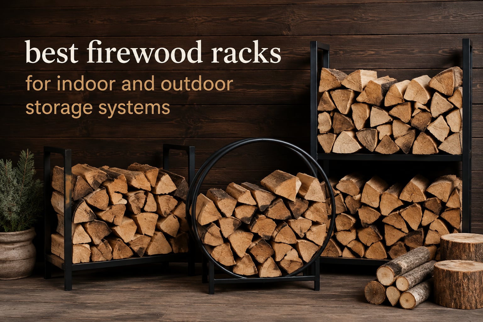 best firewood racks for indoor and outdoor storage systems