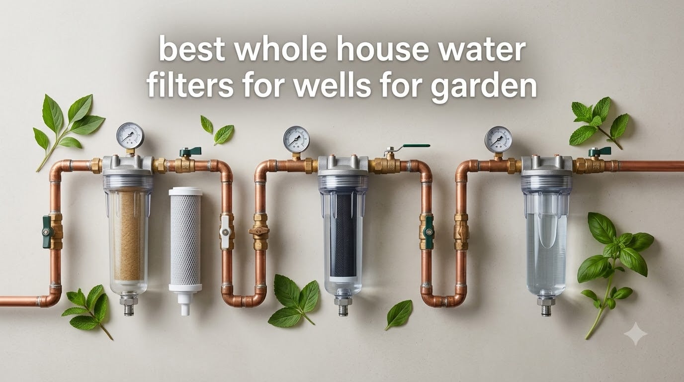 best whole house water filters for wells for garden