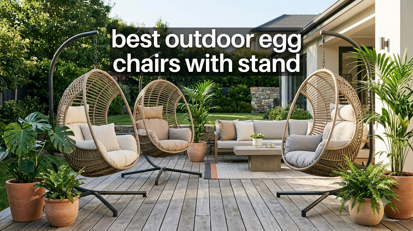 best outdoor egg chairs with stand