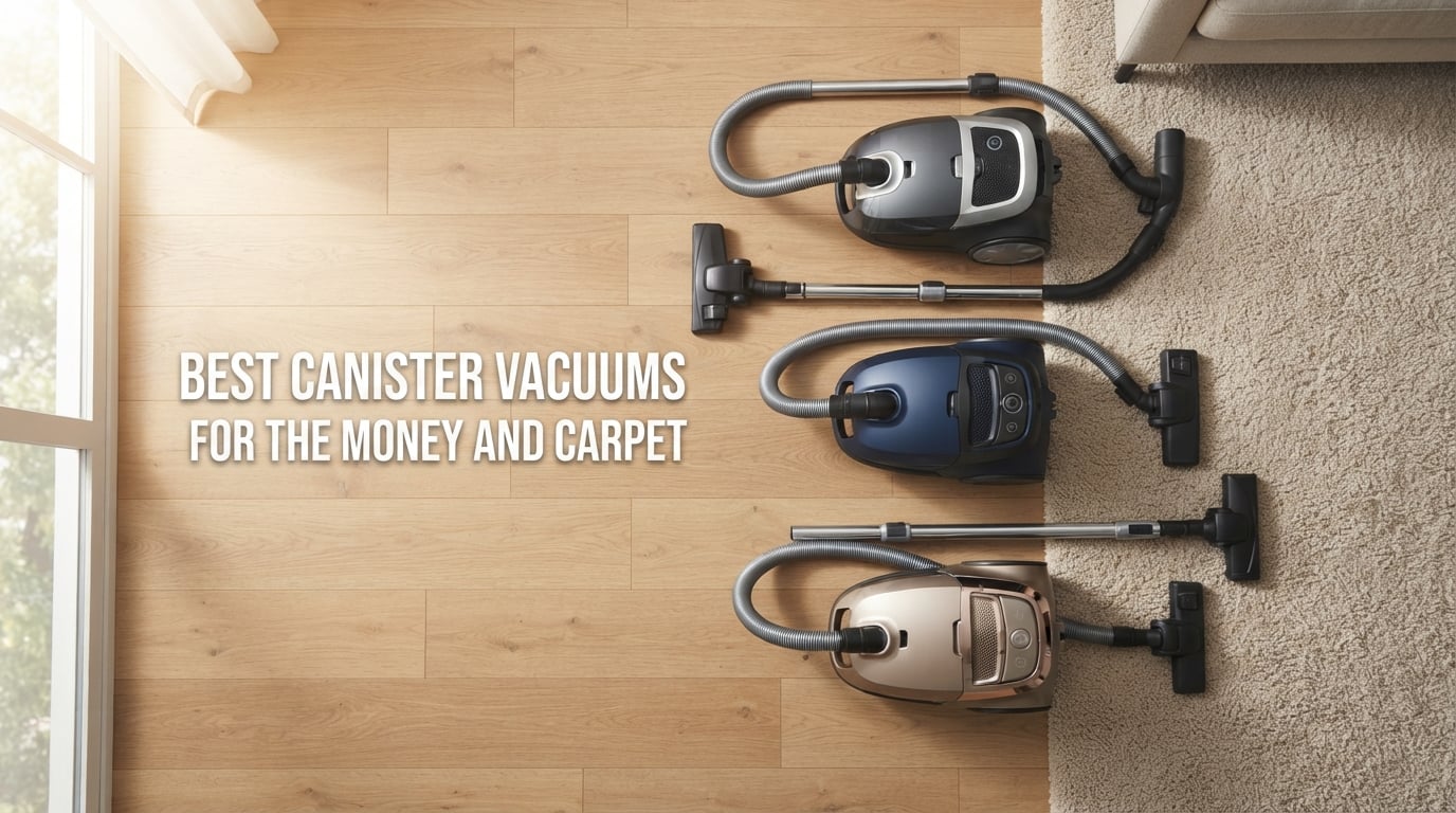 best canister vacuums for the money and carpet