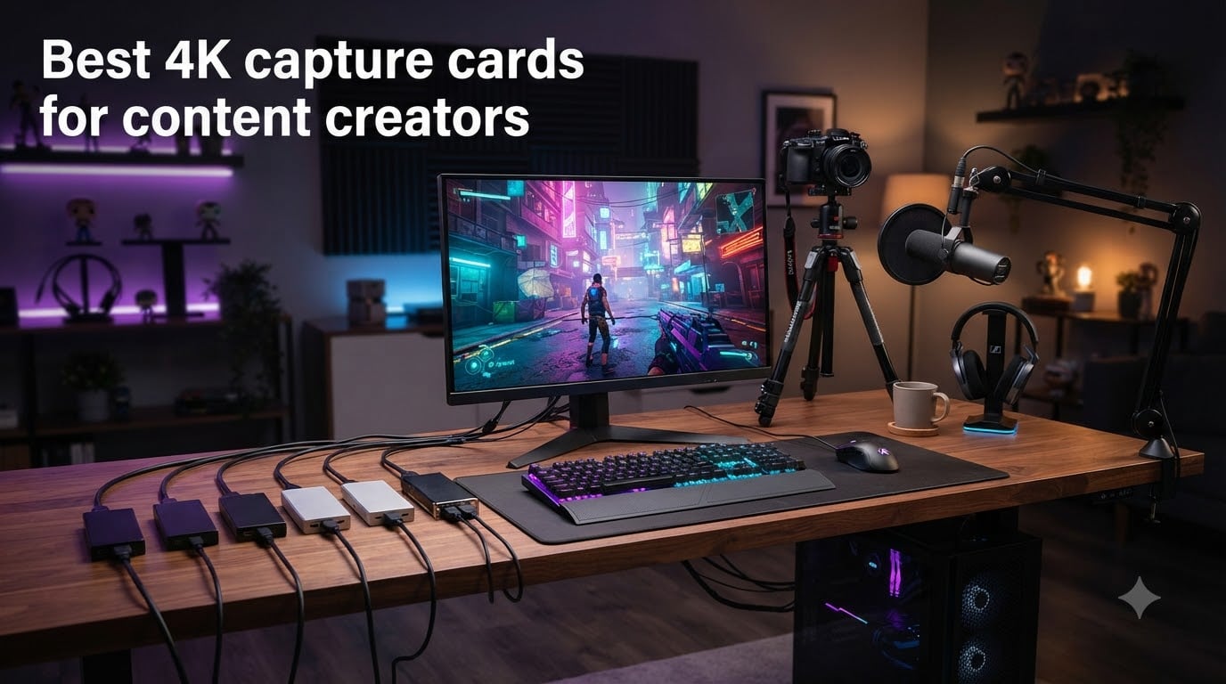 Best 4K capture cards for content creators