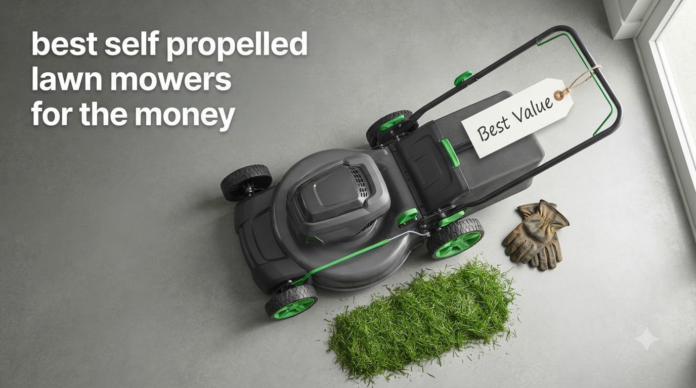 best self propelled lawn mowers for the money