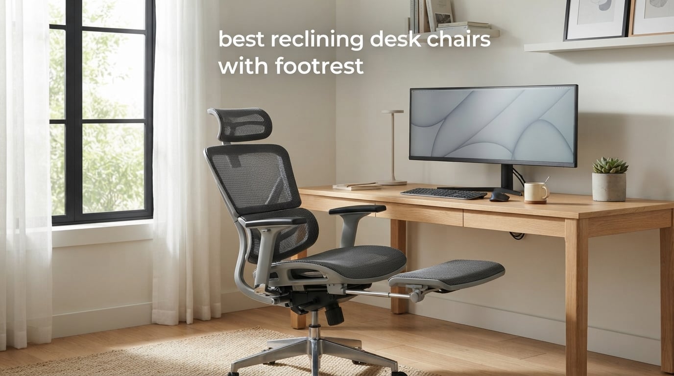 best reclining desk chairs with footrest