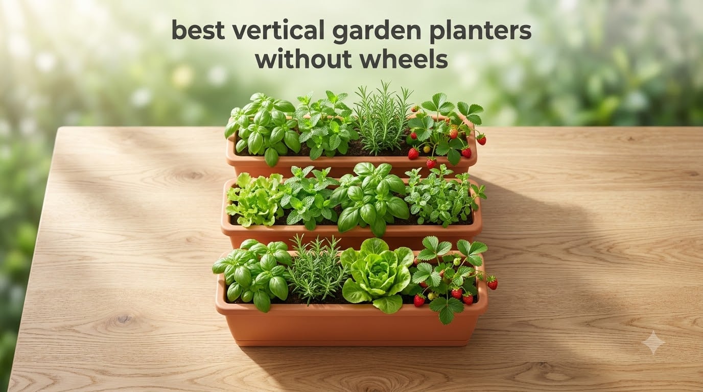 best vertical garden planters without wheels