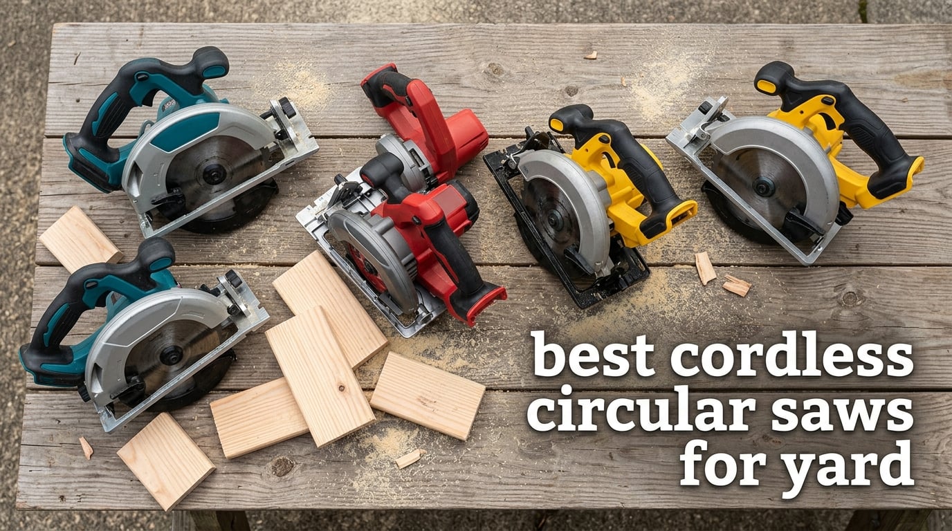 best cordless circular saws for yard