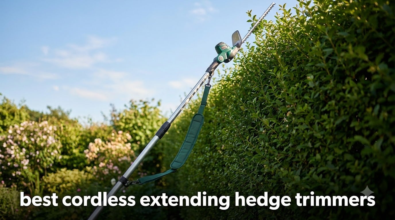 best cordless extending hedge trimmers