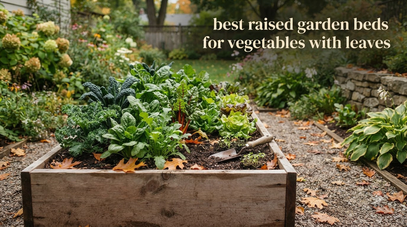 best raised garden beds for vegetables with leaves