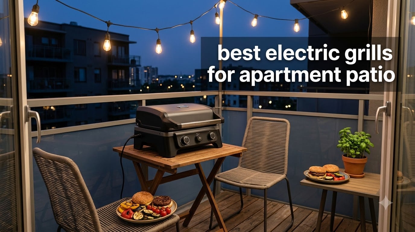 best electric grills for apartment patio