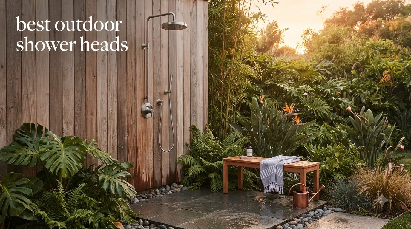 best outdoor shower heads