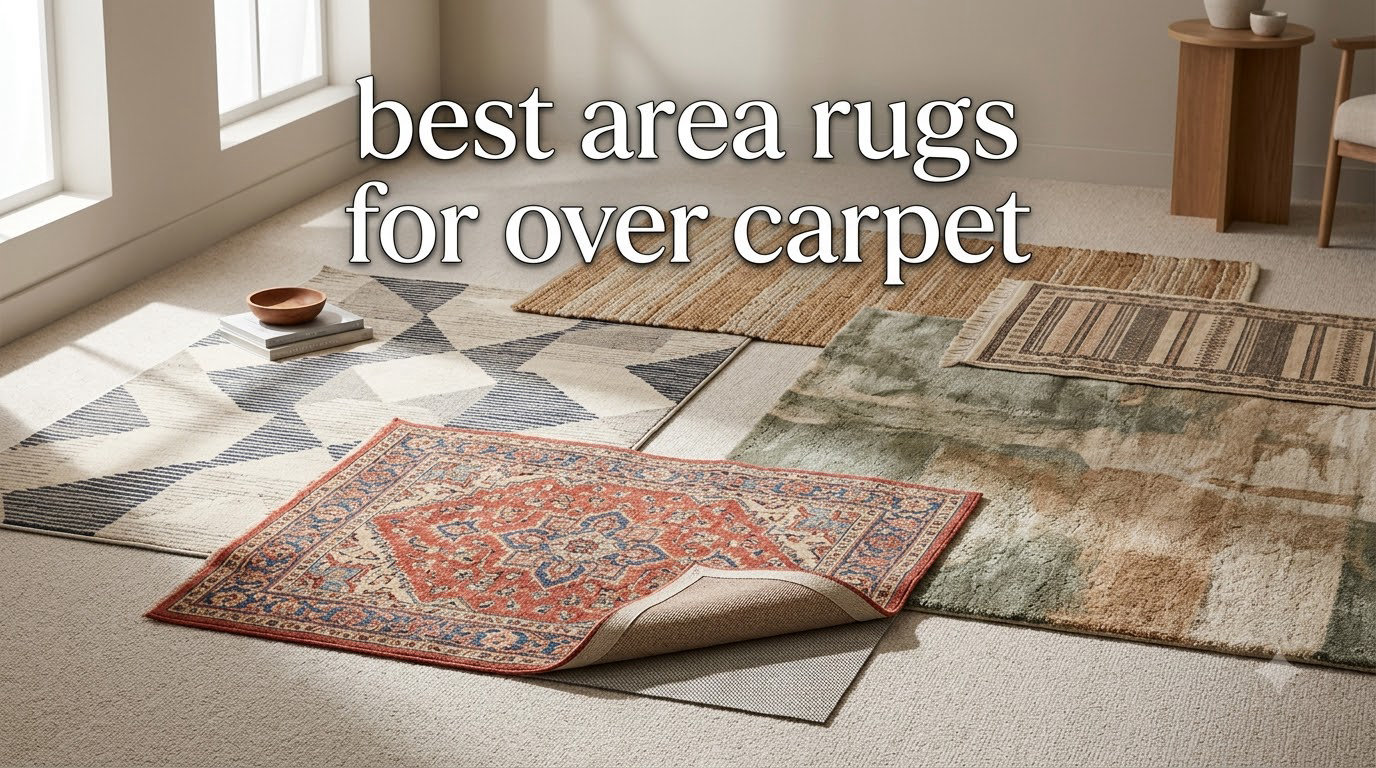best area rugs for over carpet
