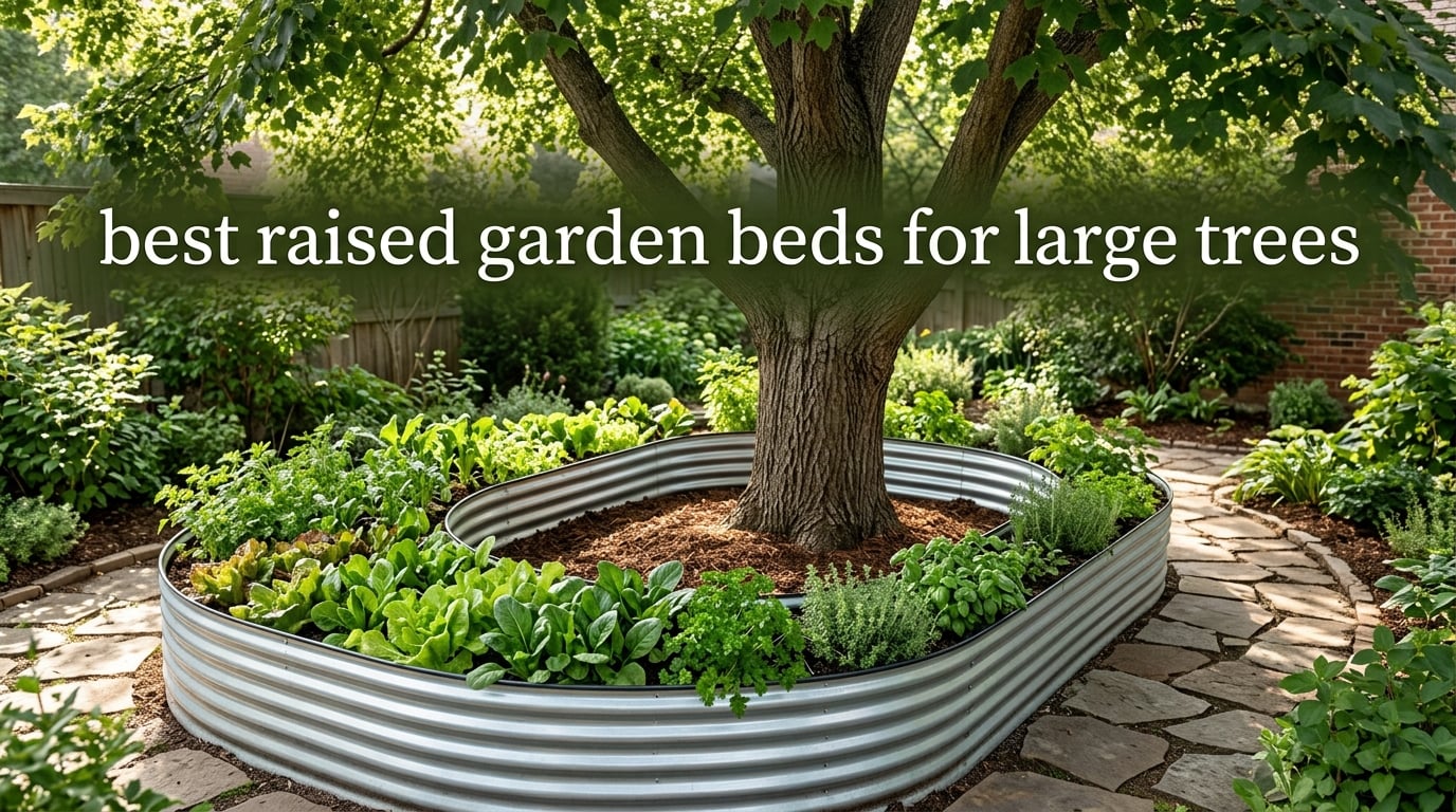 best raised garden beds for large trees