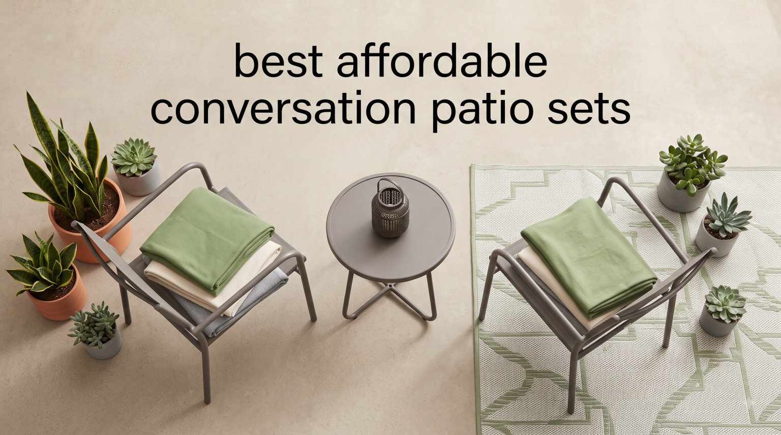 best affordable conversation patio sets