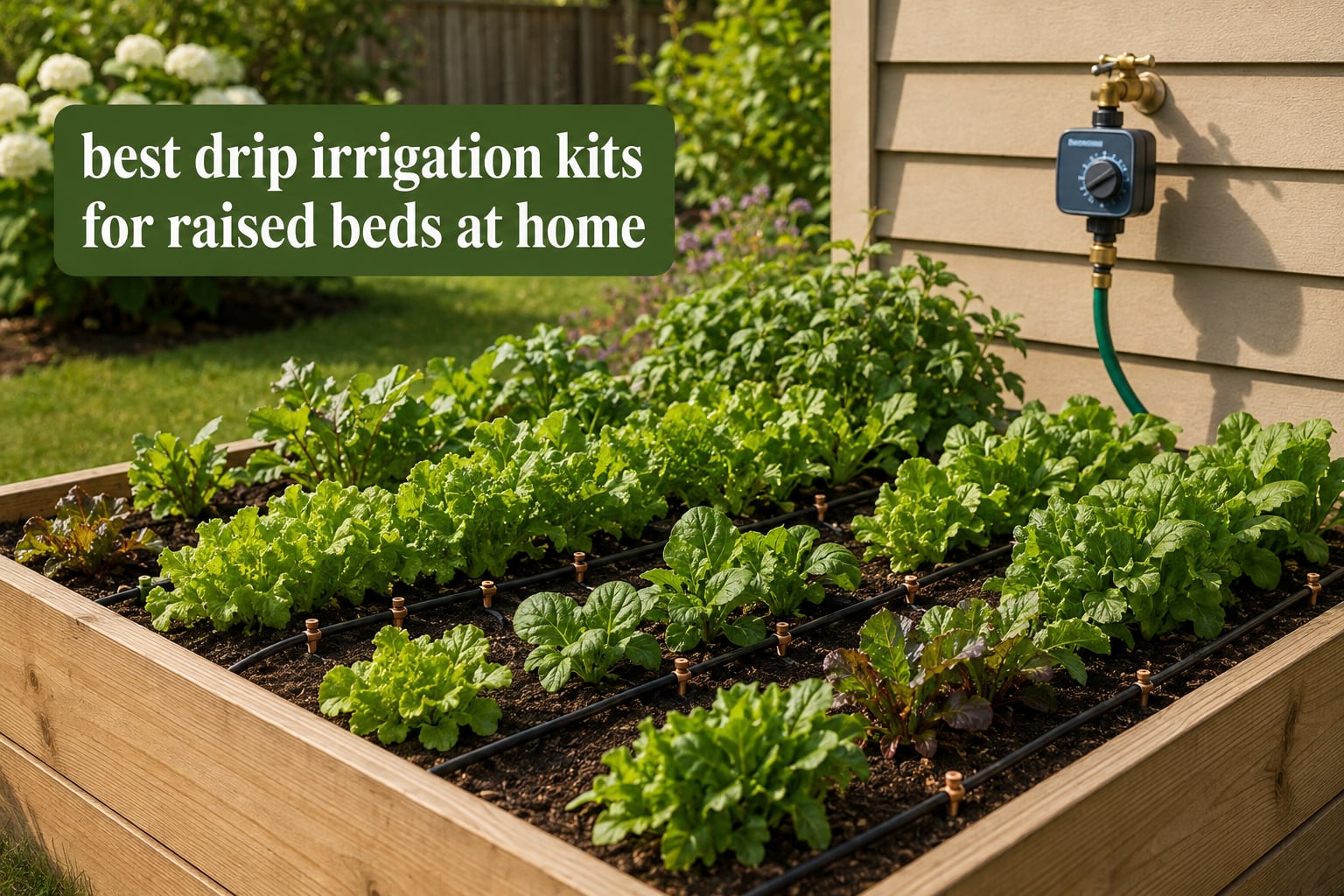 best drip irrigation kits for raised beds at home