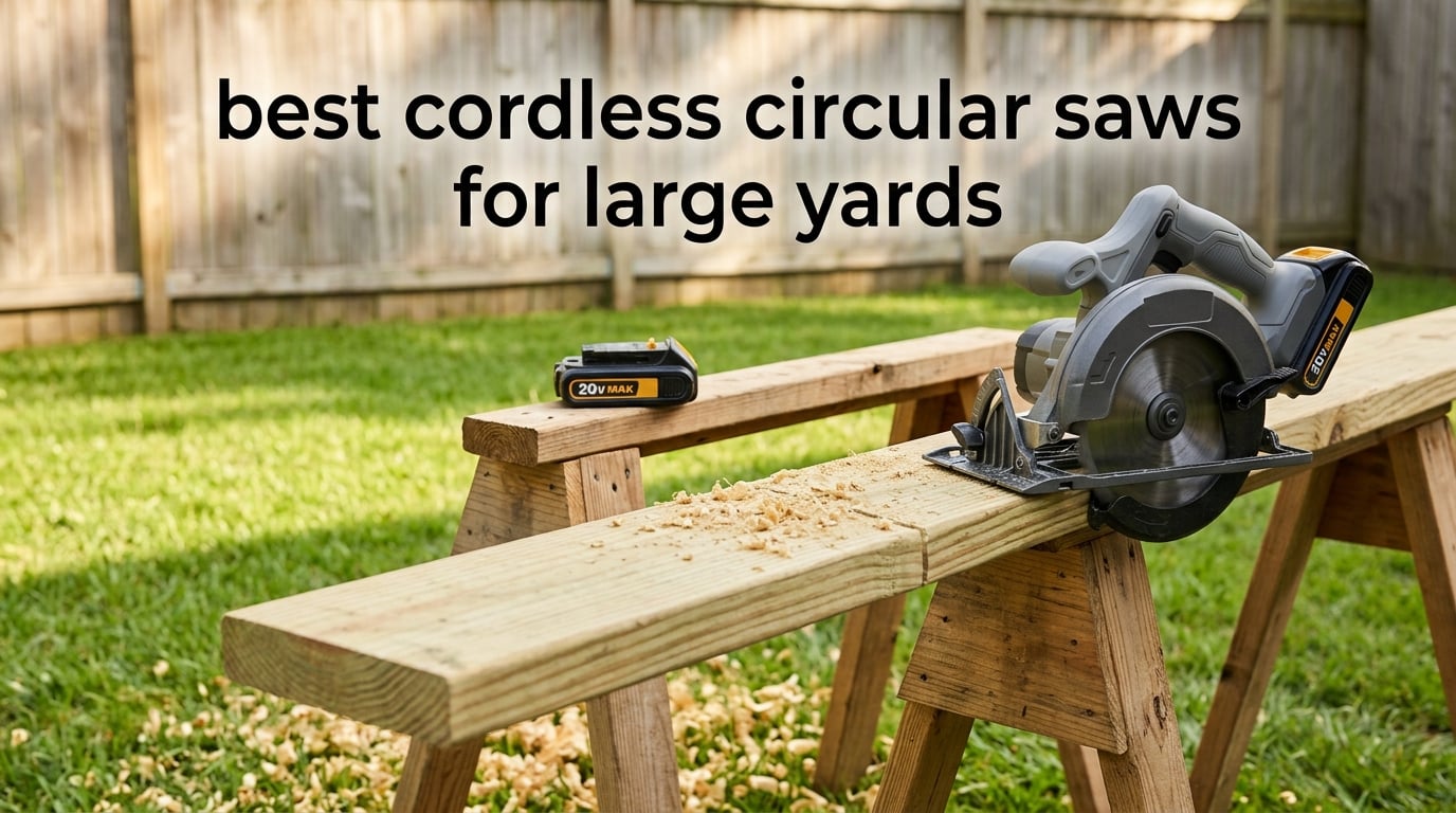 best cordless circular saws for large yards