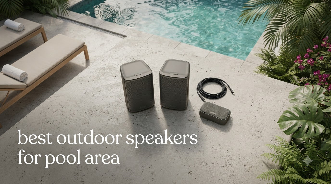 best outdoor speakers for pool area