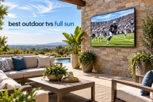 best outdoor tvs full sun