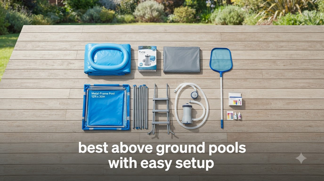 best above ground pools with easy setup