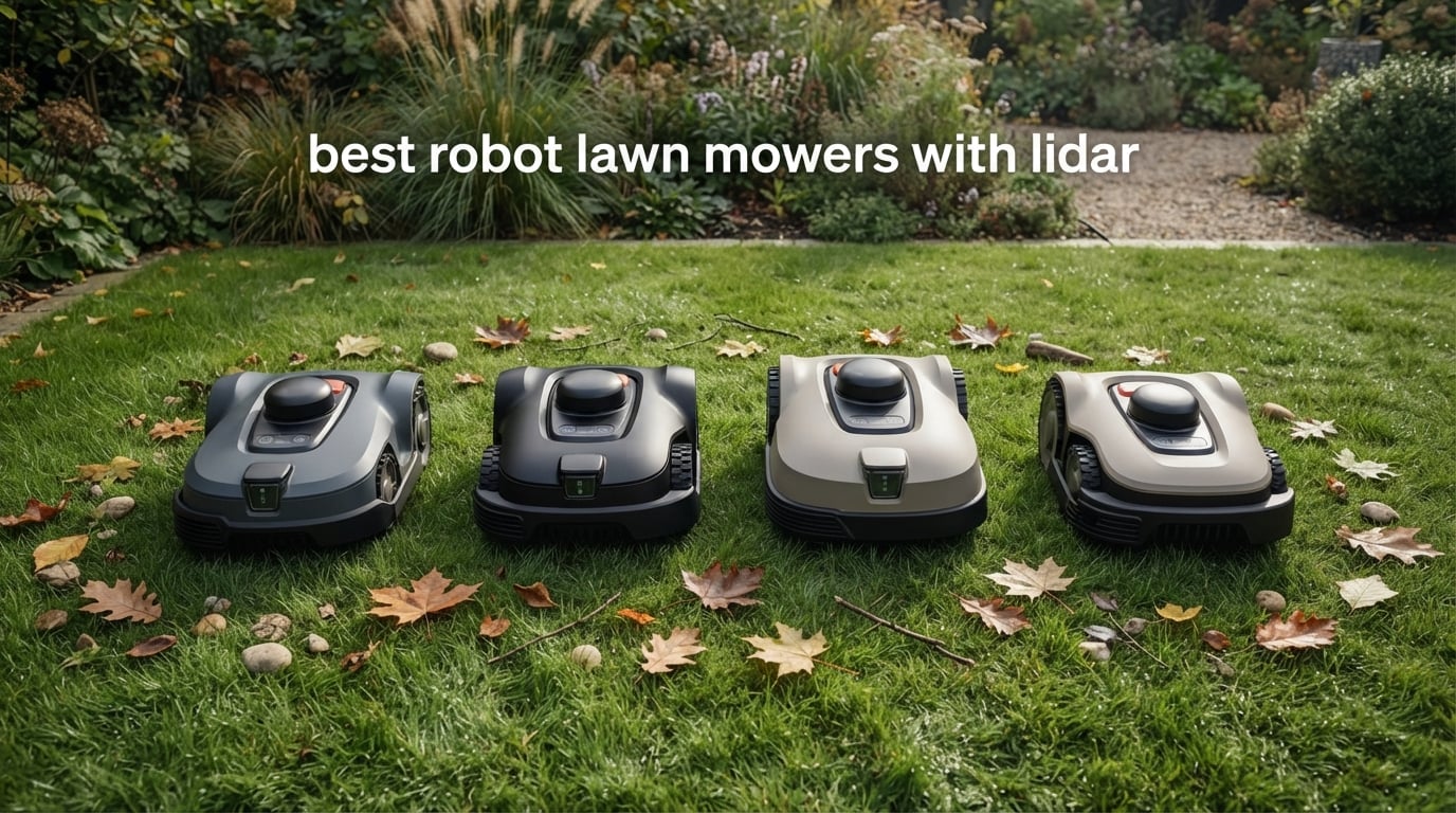 best robot lawn mowers with lidar
