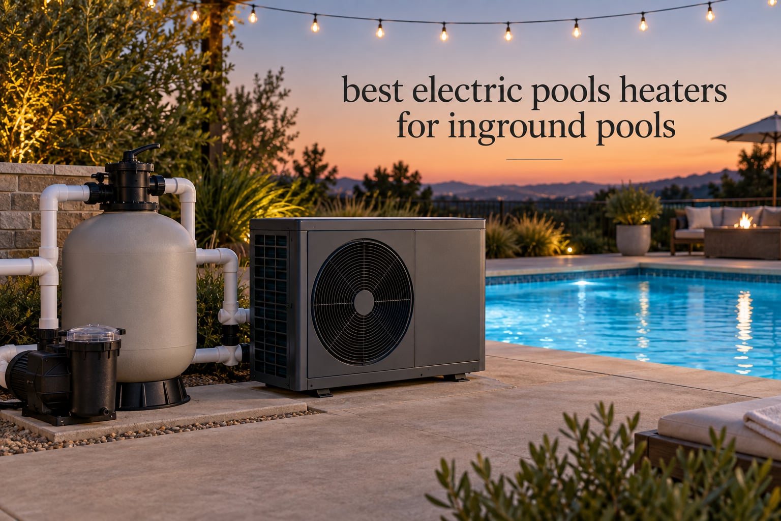 best electric pools heaters for inground pools