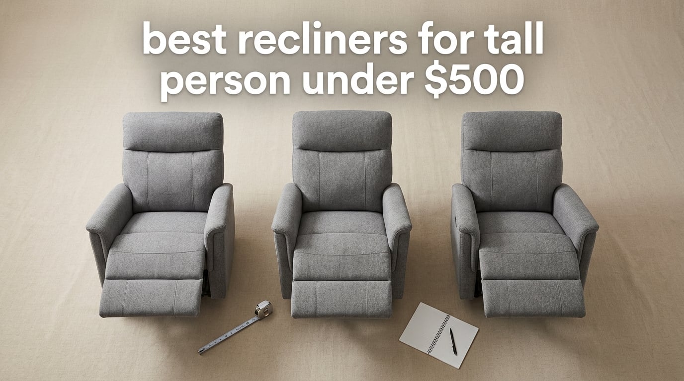 best recliners for tall person under $500