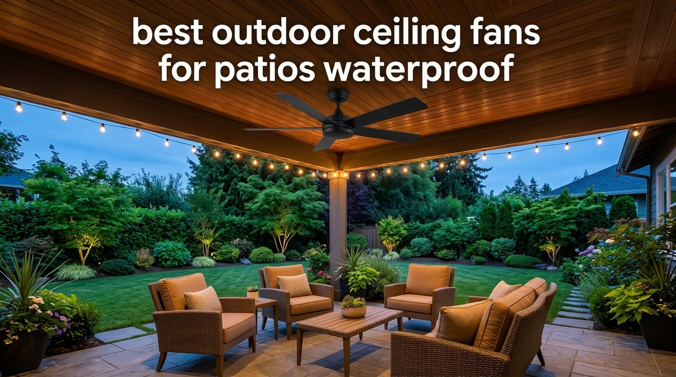 best outdoor ceiling fans for patios waterproof