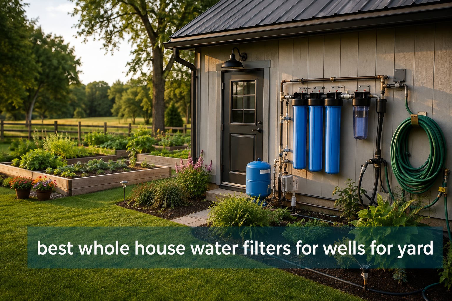 best whole house water filters for wells for yard