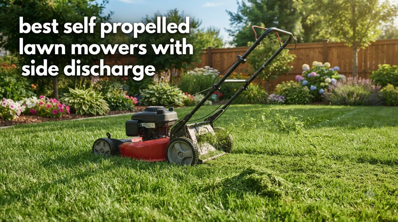 best self propelled lawn mowers with side discharge