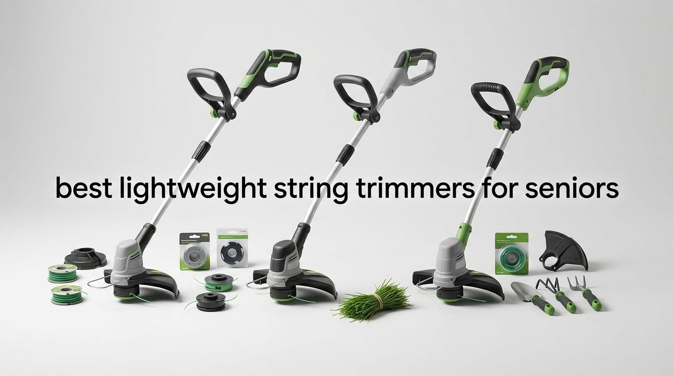 best lightweight string trimmers for seniors
