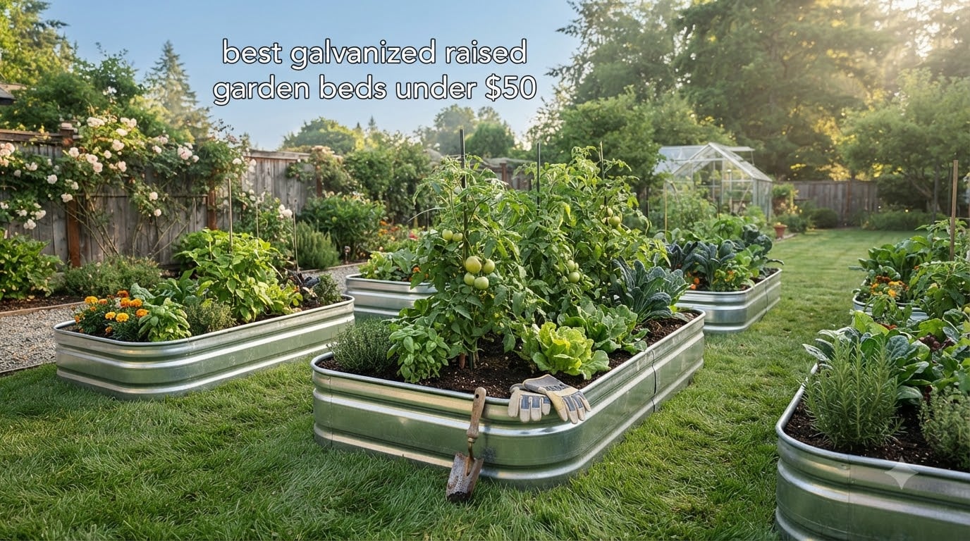 best galvanized raised garden beds under $50