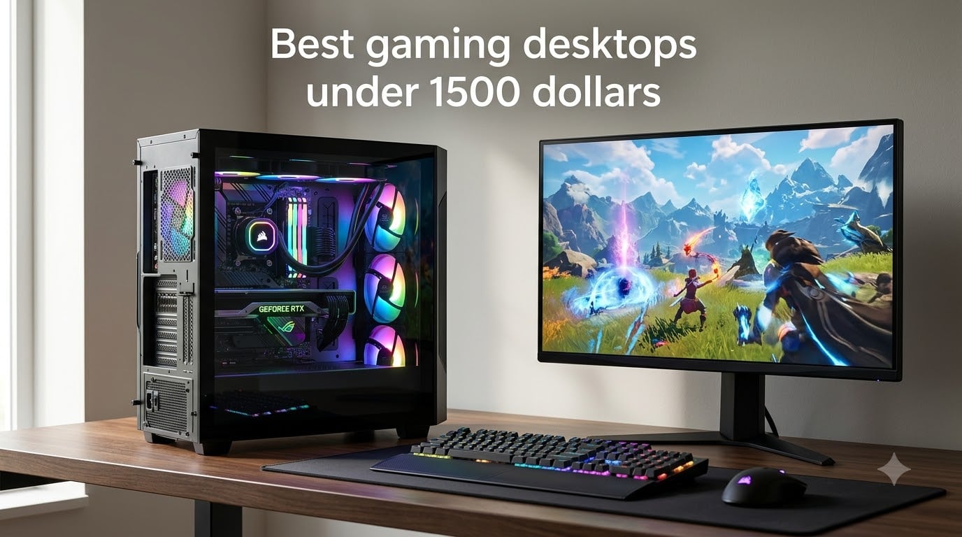Best gaming desktops under 1500 dollars