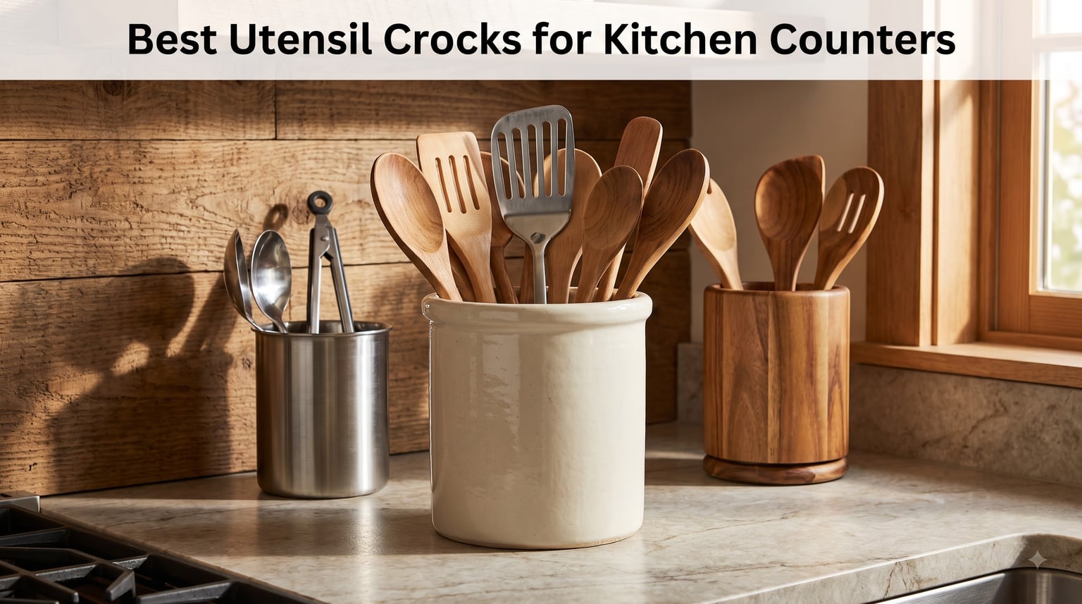 Best Utensil Crocks for Kitchen Counters