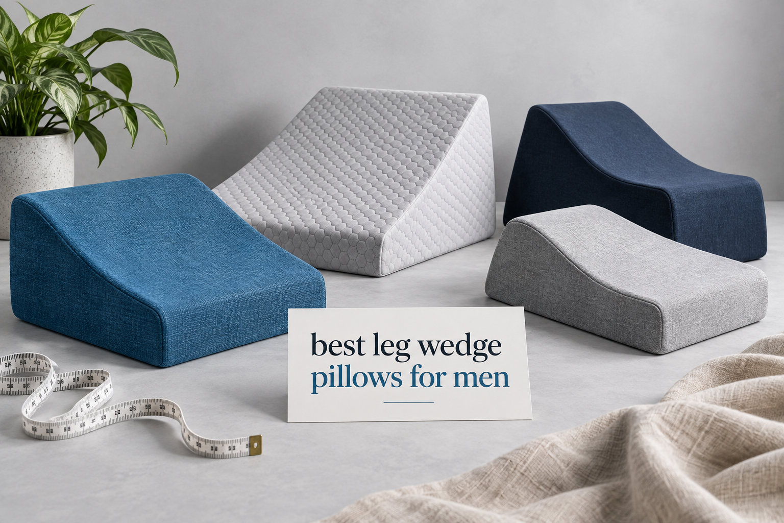 best leg wedge pillows for men