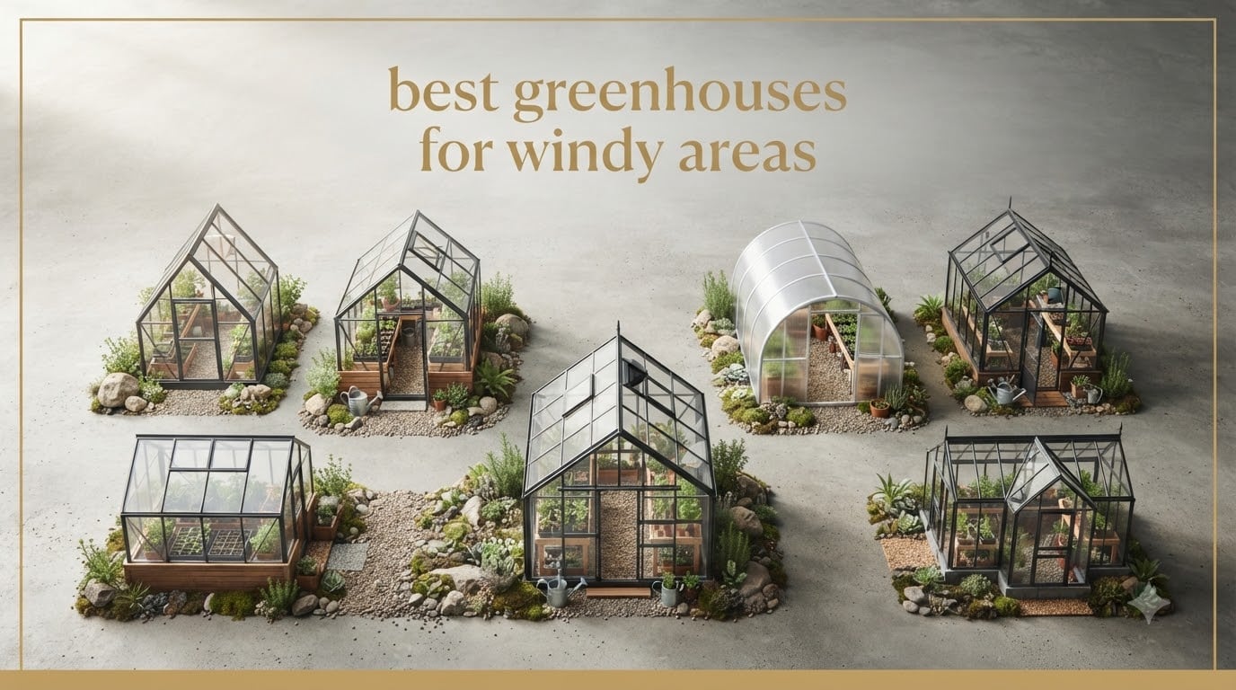 best greenhouses for windy areas