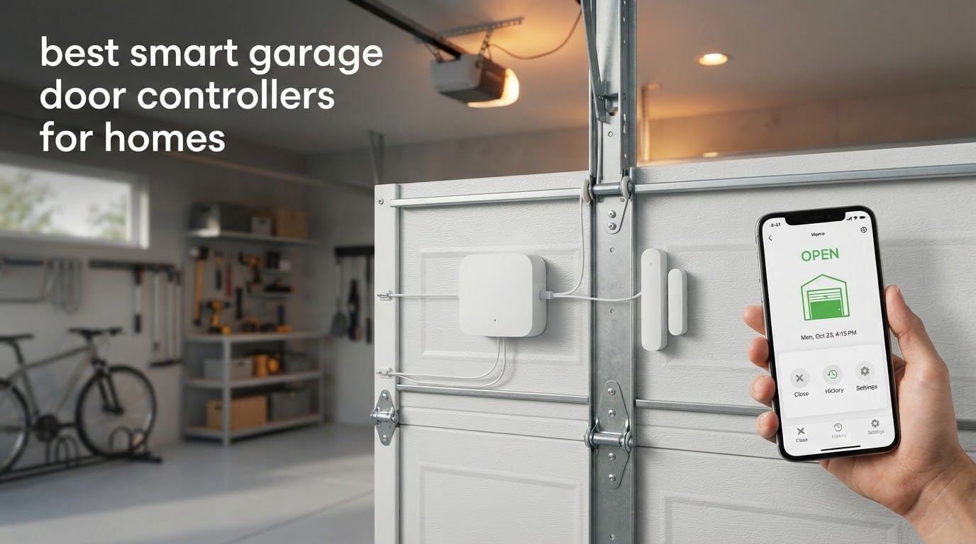 best smart garage door controllers for homes